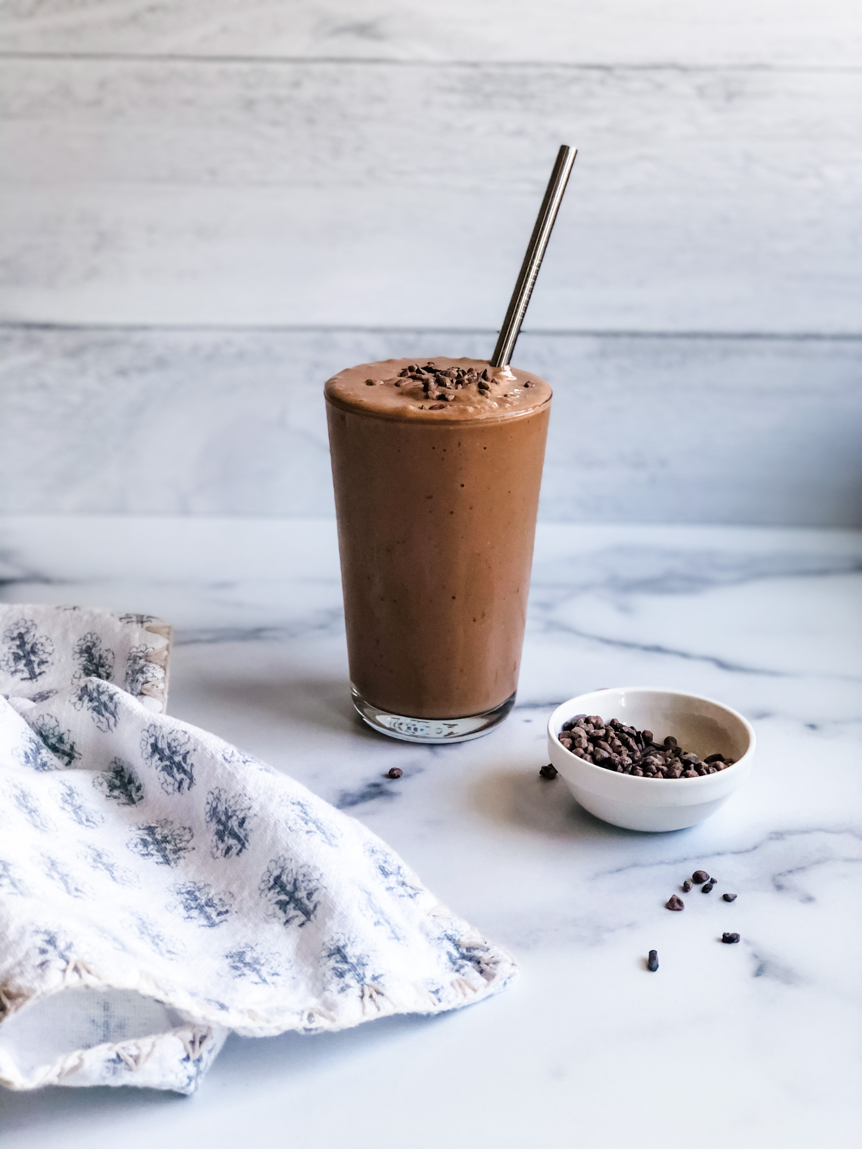 Chocolate Peanut Butter Dream Smoothie Recipe August Table